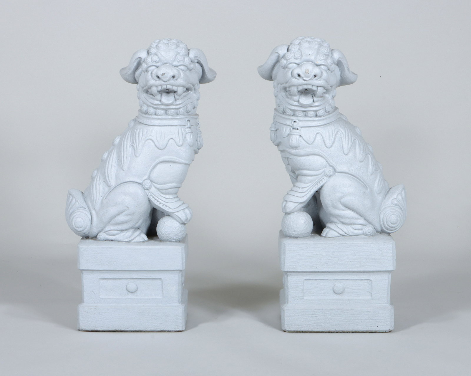Cast Stone Foo Dogs (1 of 9)