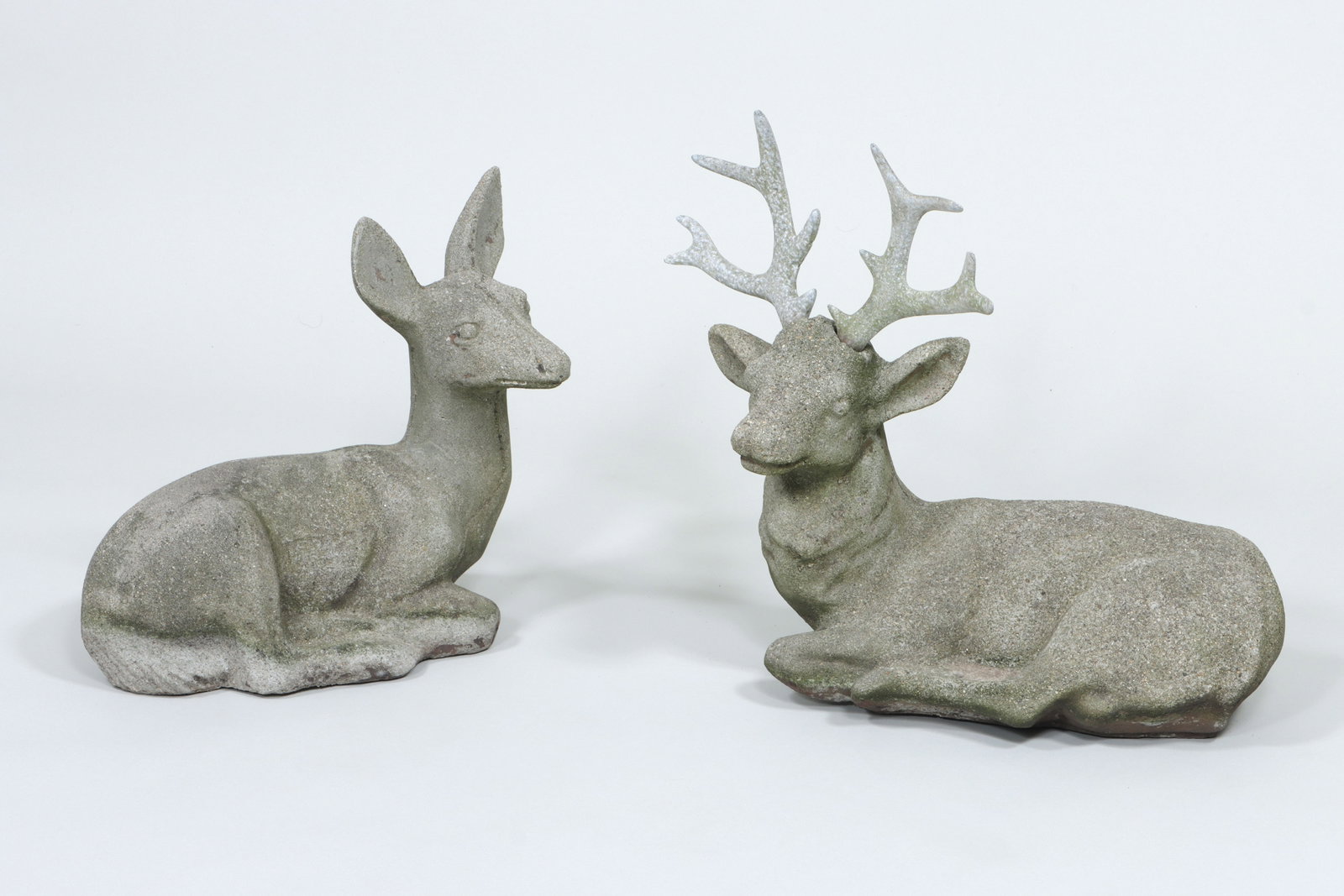 Recumbent Deer Garden Sculptures (1 of 6)