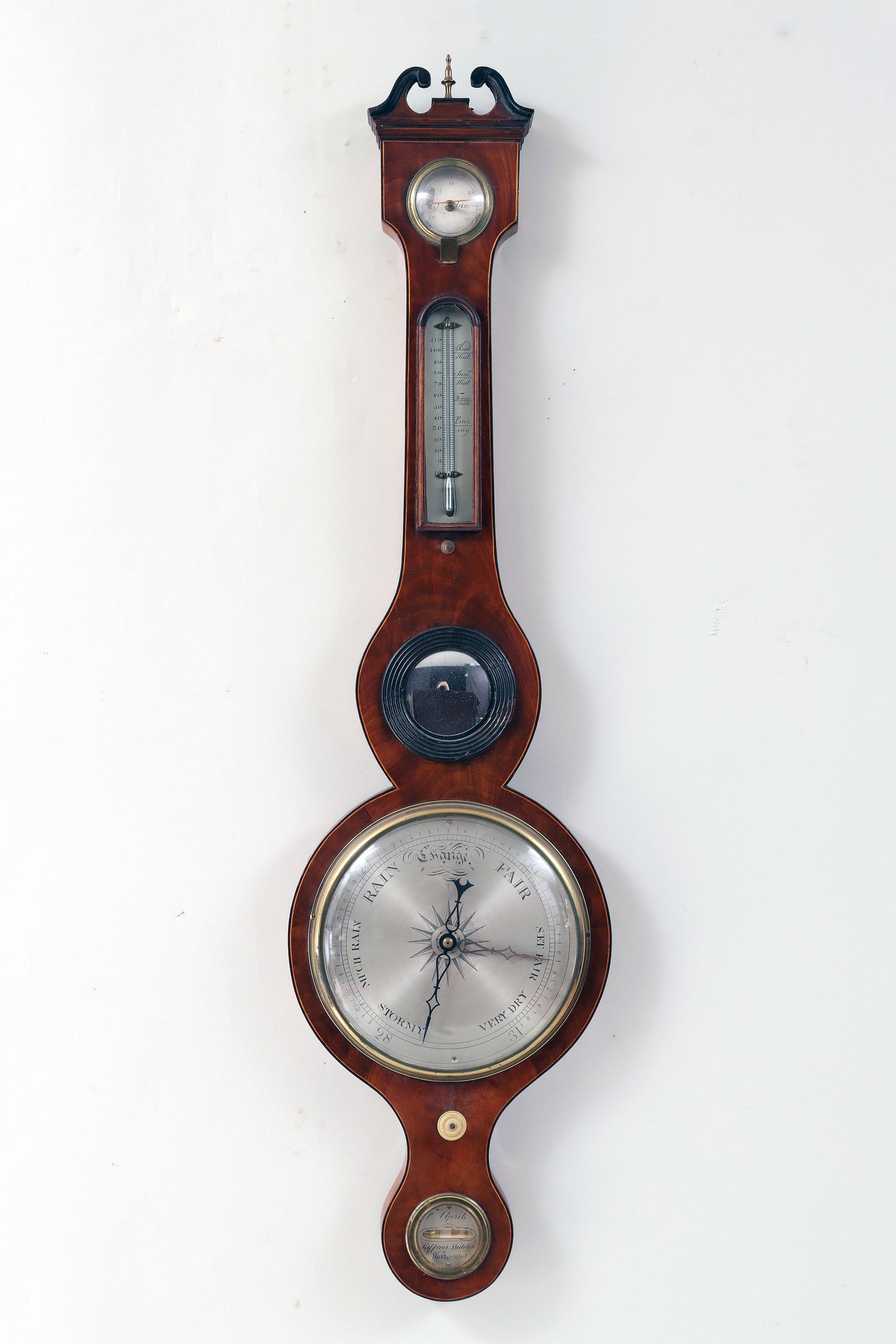 19th Century English Wheel Barometer (1 of 9)