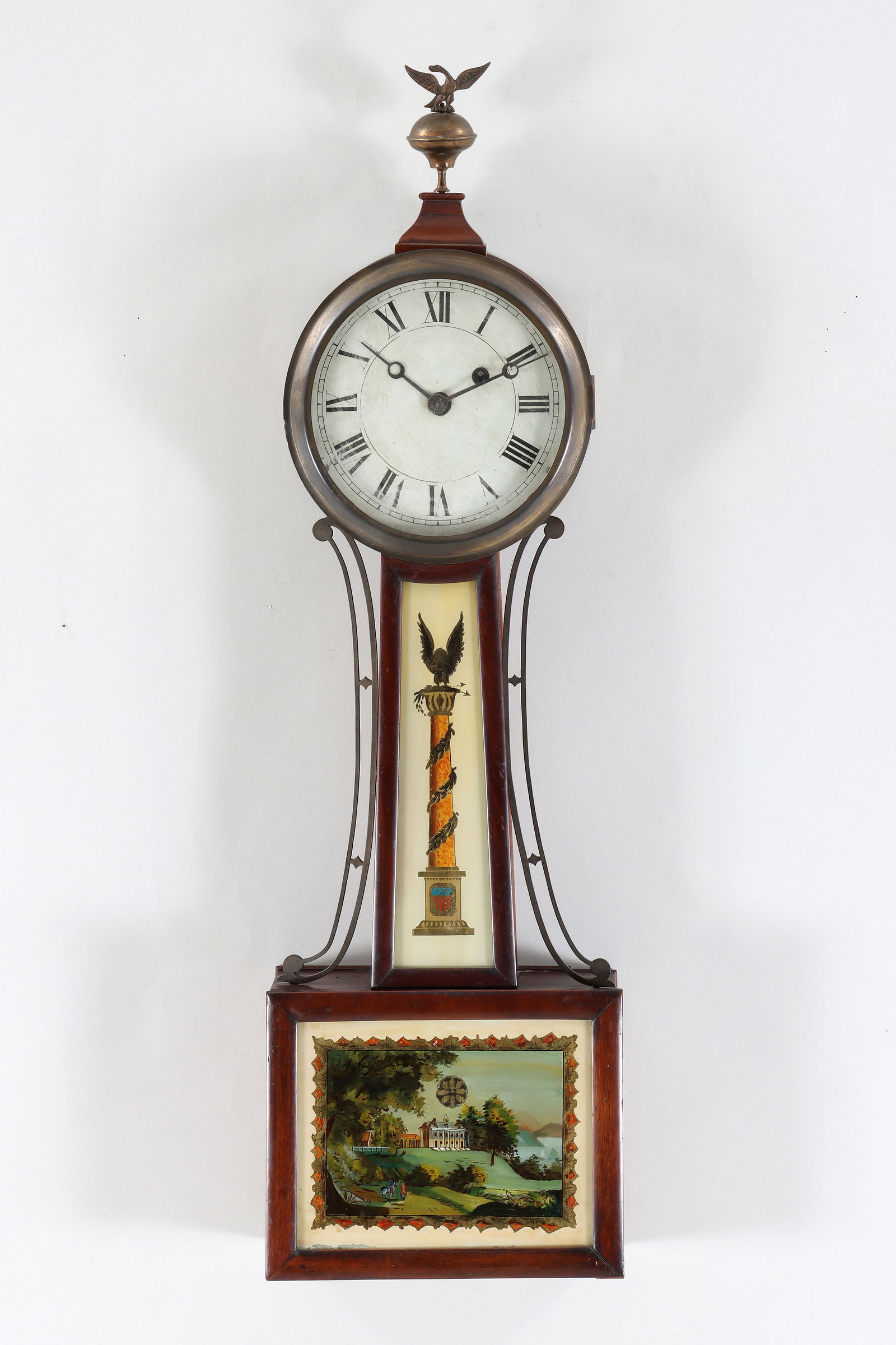 Banjo Clock with Plantation Scene (1 of 12)