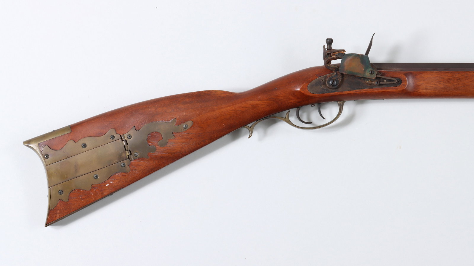 Pedersoli Kentucky Flintlock Reproduction Black Powder (1 of 8)