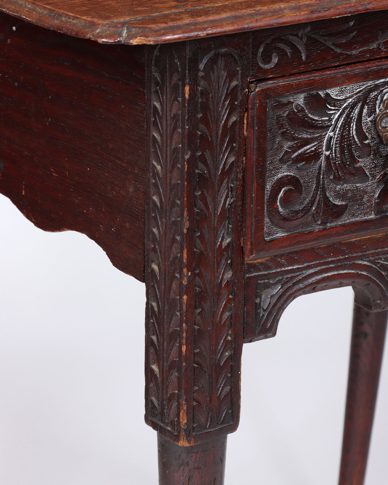Georgian Table with Drawer - 2
