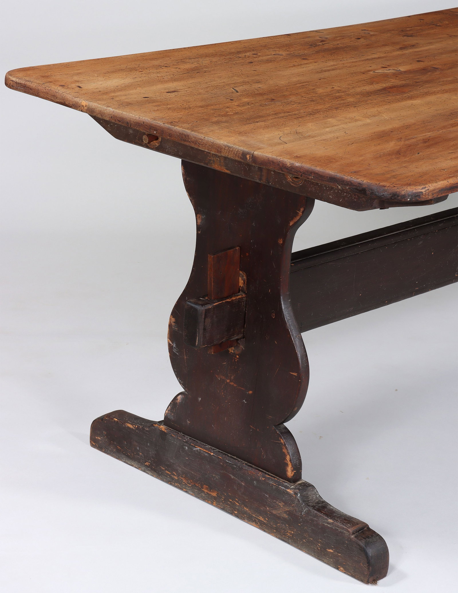 Country Kitchen Trestle Table - 6
