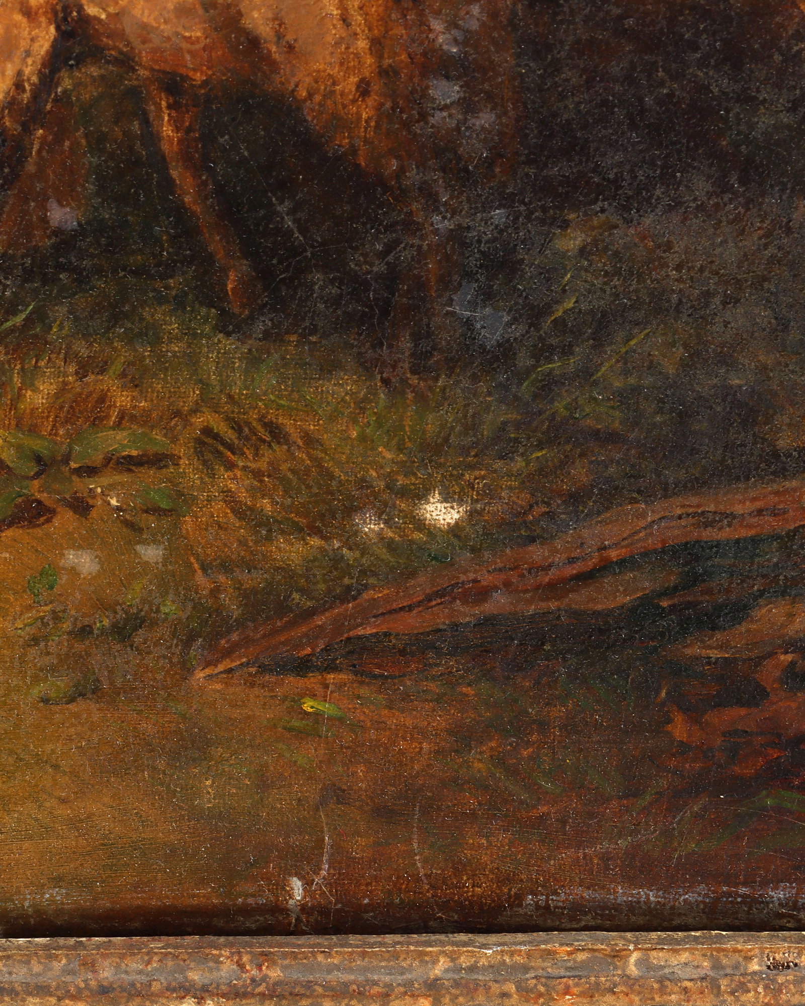 Alpine Scene, oil on canvas - 14