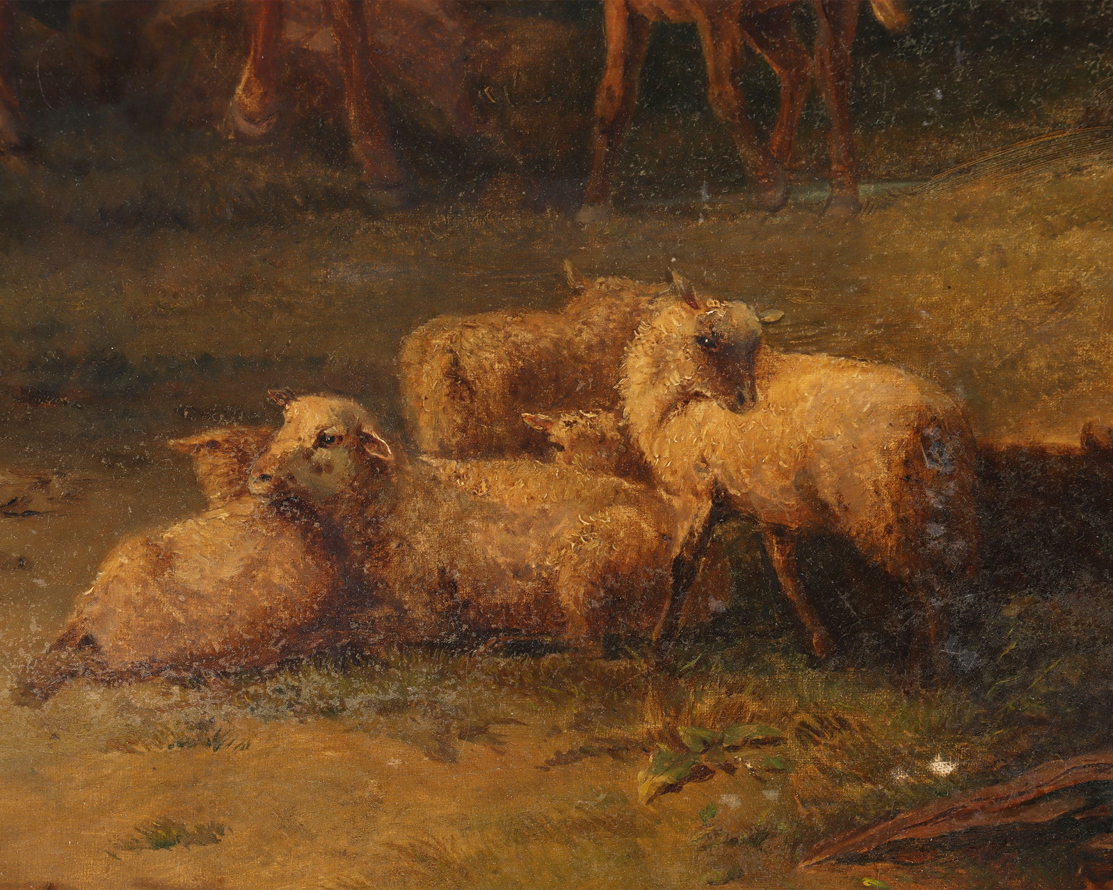 Alpine Scene, oil on canvas - 7