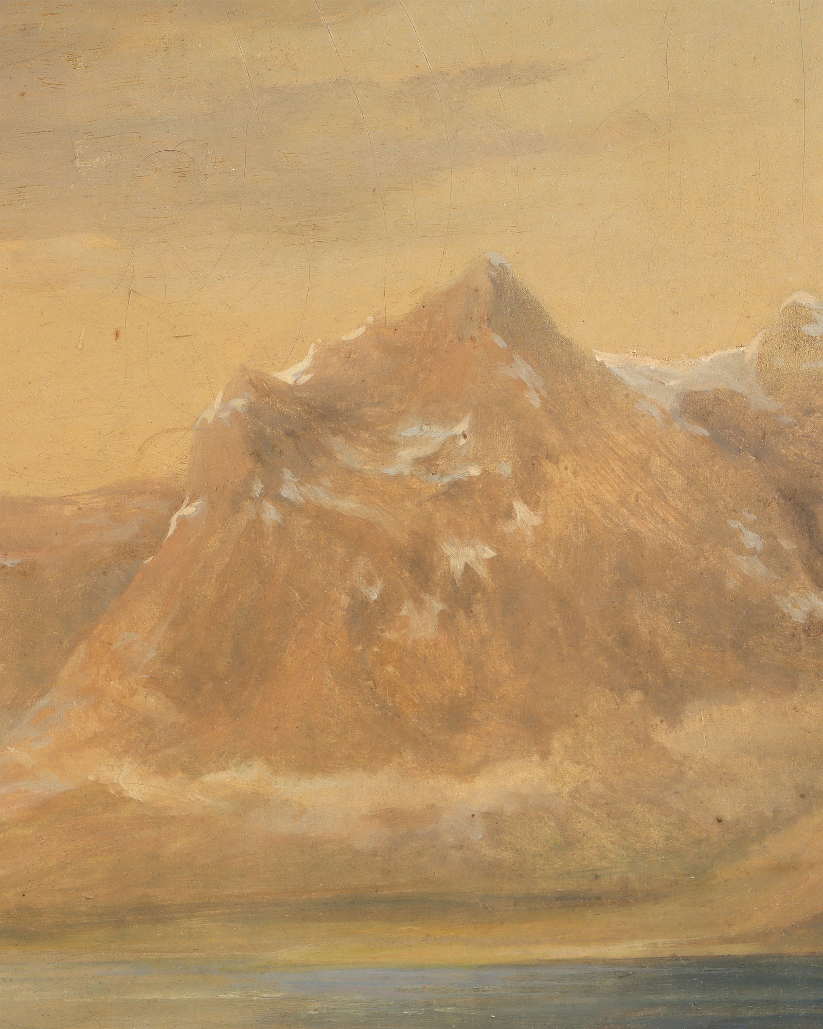 Alpine Scene, oil on canvas - 9