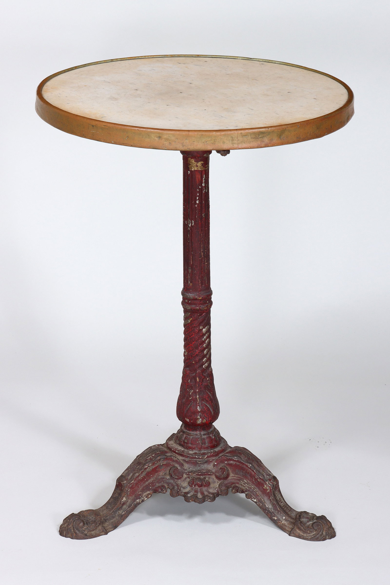 French Marble-Top Bistro Table (1 of 8)