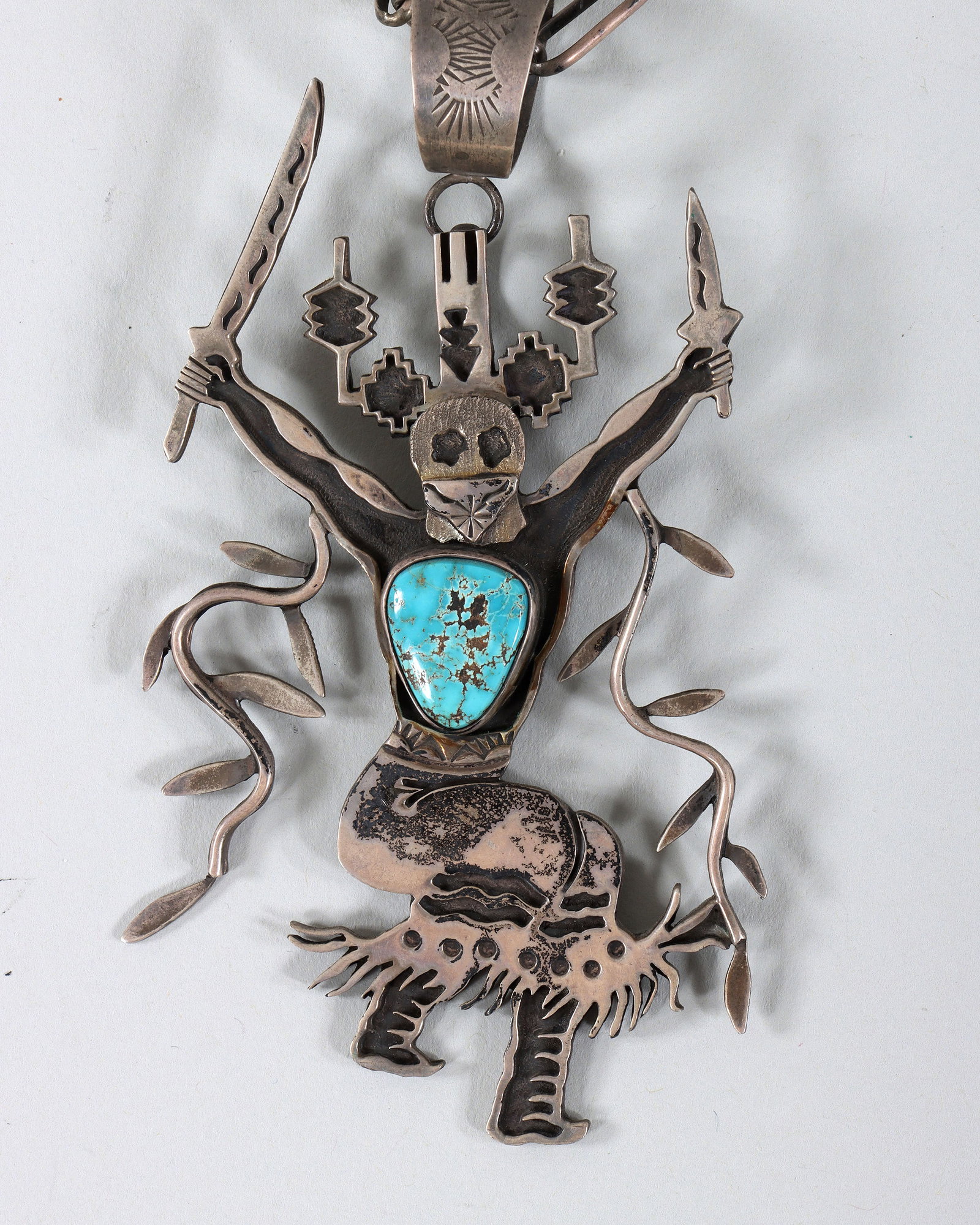 Native American Figural Silver Jewelry - 18
