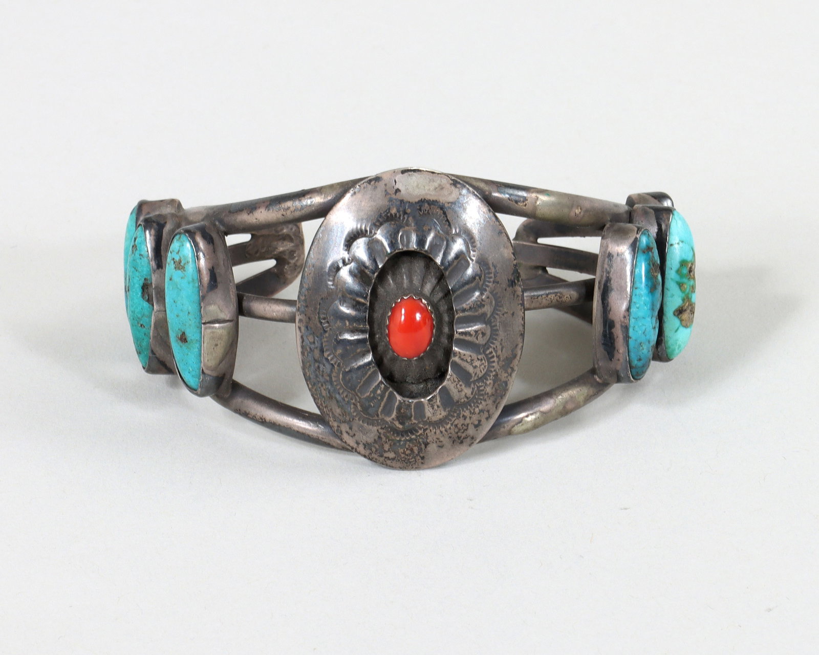 Native American Silver Bracelets - 2