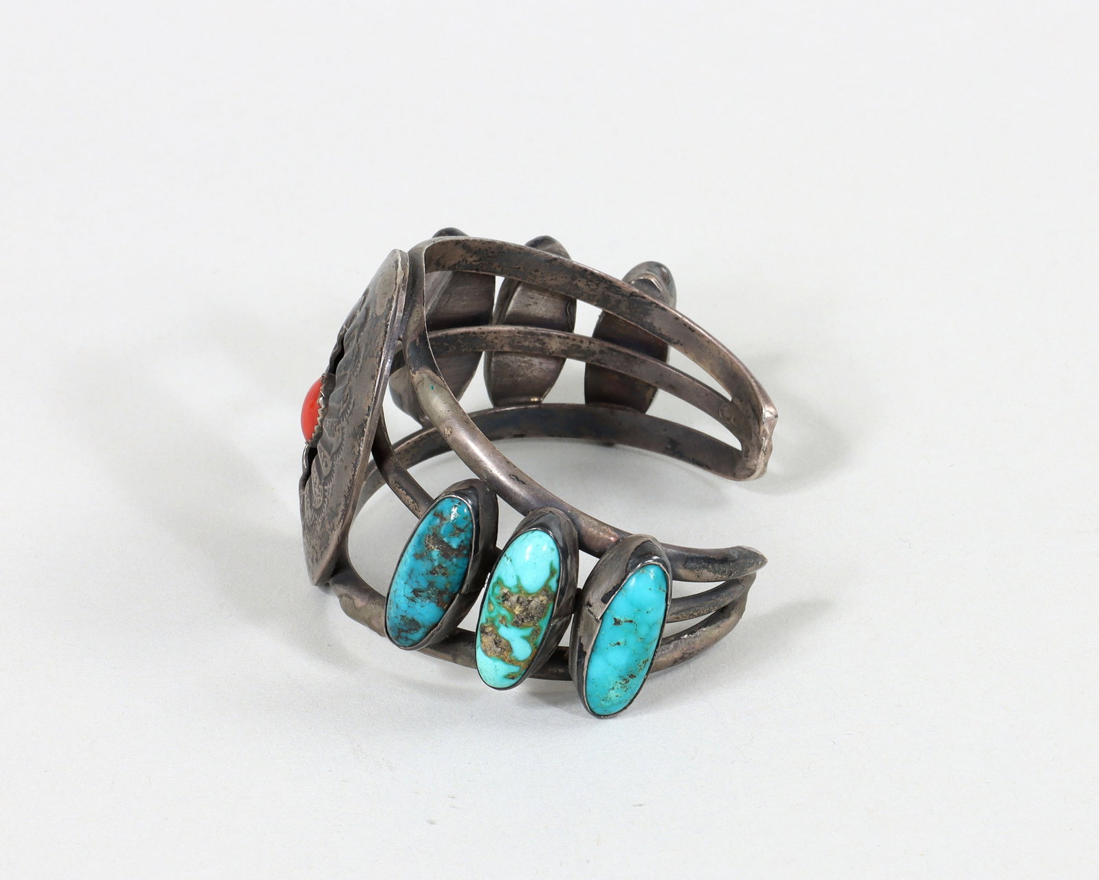 Native American Silver Bracelets - 4