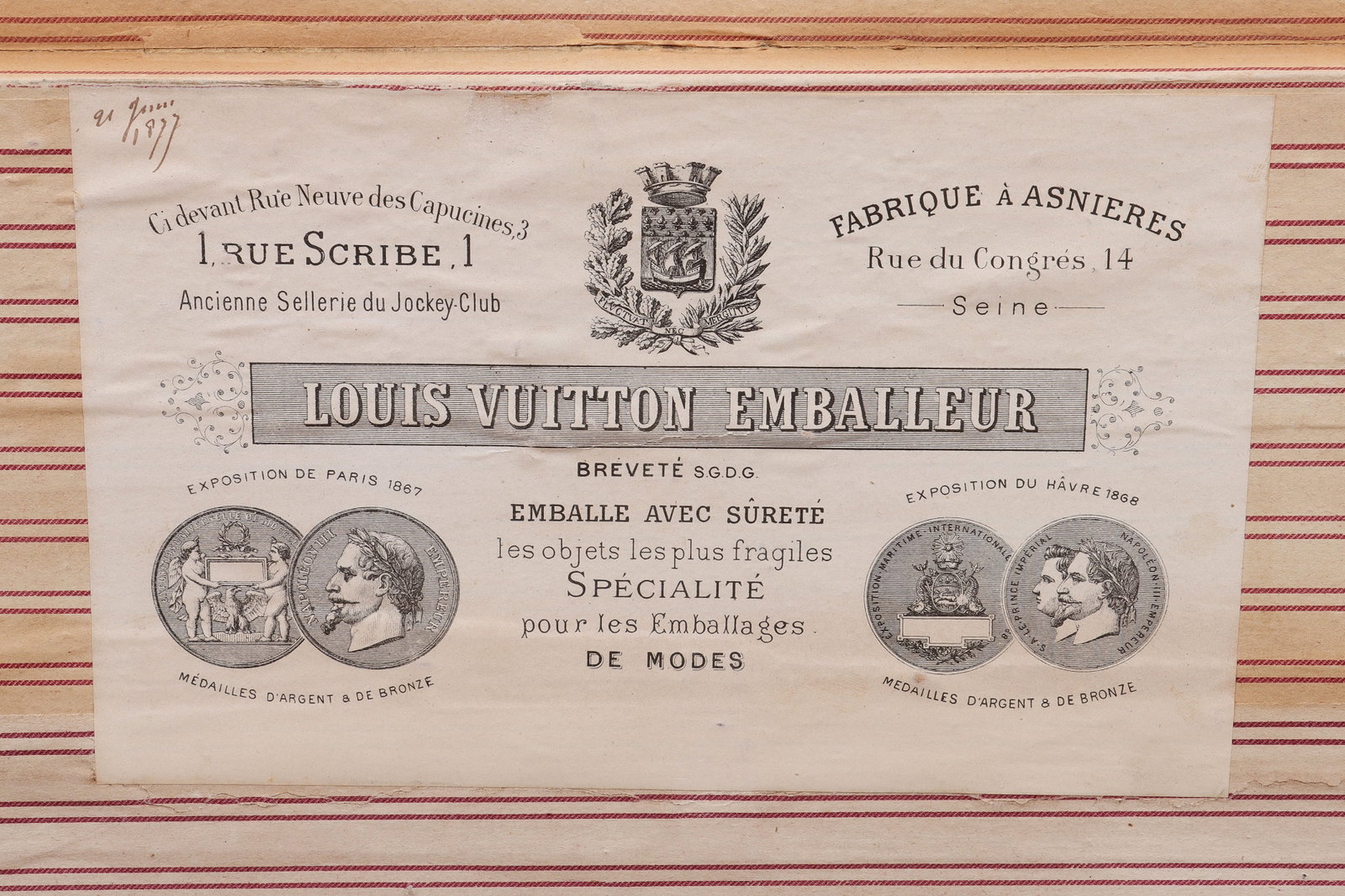 19th Century Louis Vuitton Trunk - 2