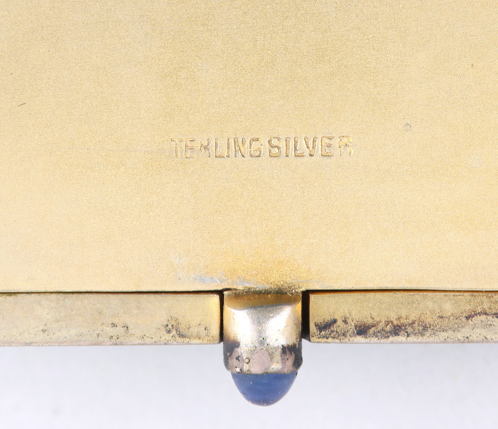 Guilloche Enameled Sterling Compact Case - 4