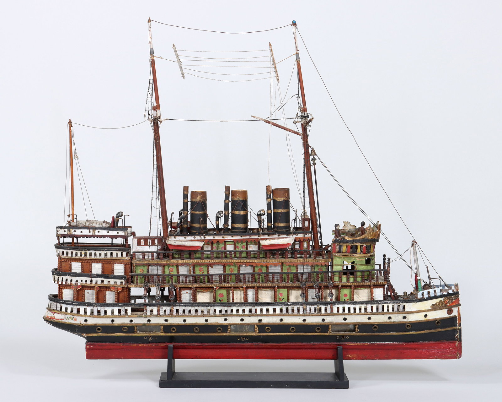 Folk Art Steamship Model (1 of 14)