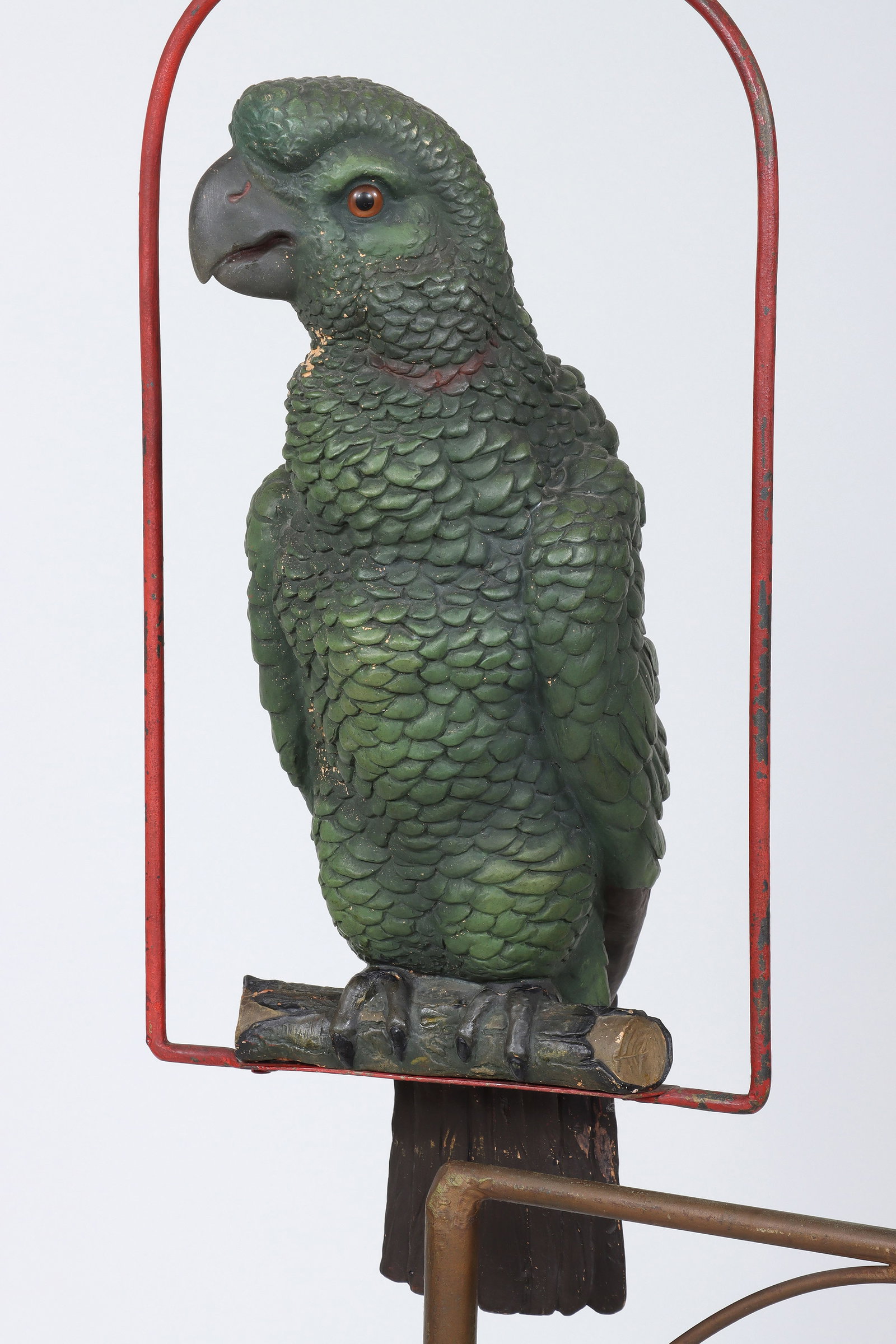 Terracotta Parrot Plant Stand (1 of 8)