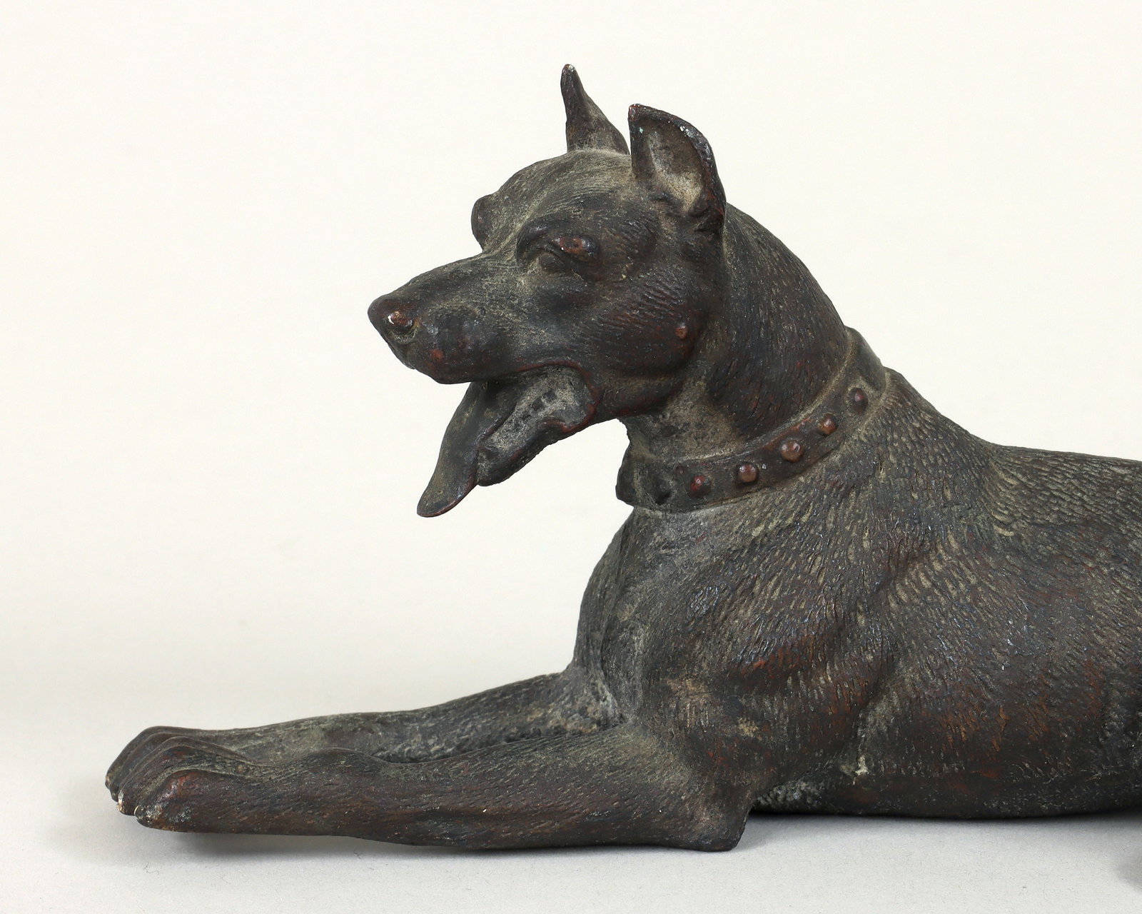 Austrian Bronze Recumbent Dog - 2