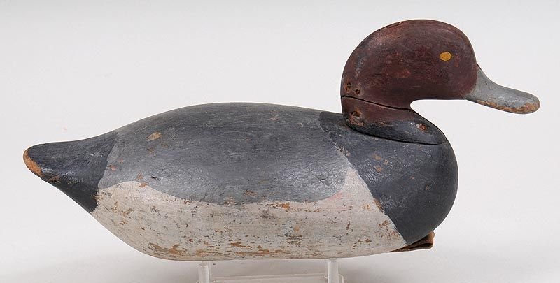 James Holly Drake Redhead with Roland Clark Brand; age: James Holly Drake Redhead with Roland Clark Brand; age split to neck and possible areas of early touch up. Provenance: Charles Banks Belt collection.