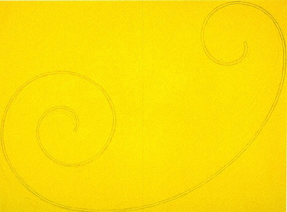 Robert Mangold Silkscreen Pencil Signed & Numbere: ARTIST - Robert Mangold TITLE - Yellow Curved FIgure DATE - 2002 MEDIUM - Silkscreen SIGNED - Pencil Signed - Lower Right NUMBERED - Pencil Numbered from an edition of 108 pieces - Lower Left DIMENSIO