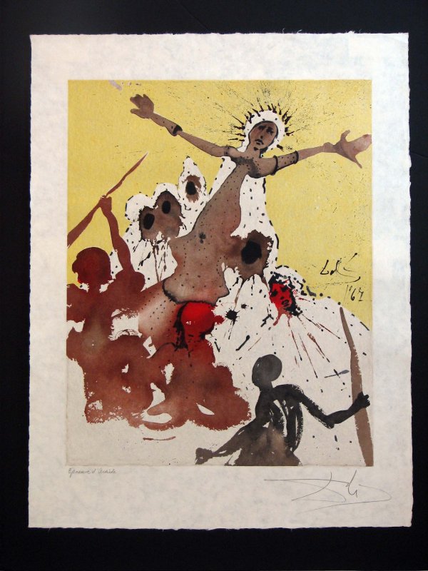 Dali Holocaust Judaic Aliyah Signed & Numbered Ce
