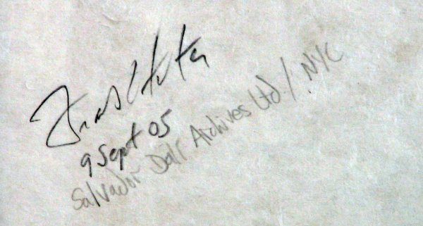 Dali Holocaust Judaic Aliyah Signed & Numbered Ce - 2