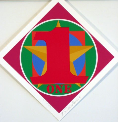 Robert Indiana ONE Silk Screen Signed & Numbered