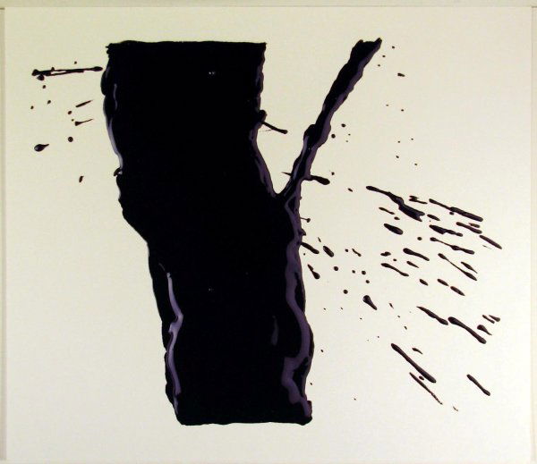 Vik Muniz (Motherwell) Signed & Numbered: ARTIST: Vik Muniz TITLE: After Motherwell VIII DATE: 2002 MEDIUM: Iris Print with Silkscreen Varnish SIGNED: Pencil Signed - Lower Right NUMBERED: Pencil Numbered from a