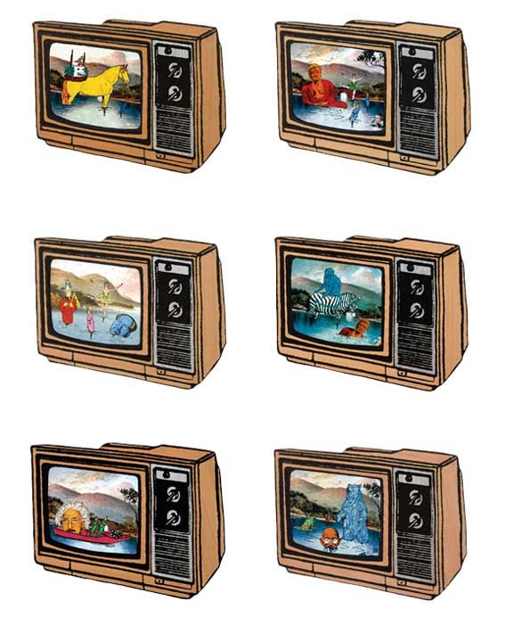 Jane Hammond Set of 6 Mixed Media Hand Colored Pr: ARTIST - Jane Hammond TITLE - Six Sets - Set of 6 pieces (See Below for Titles) DATE - 2001 MEDIUM - Iris Print, Relief, Collage, Wood Veneer, Silver Foil, Hand Colored SIGNED - Pencil Signed on Lower