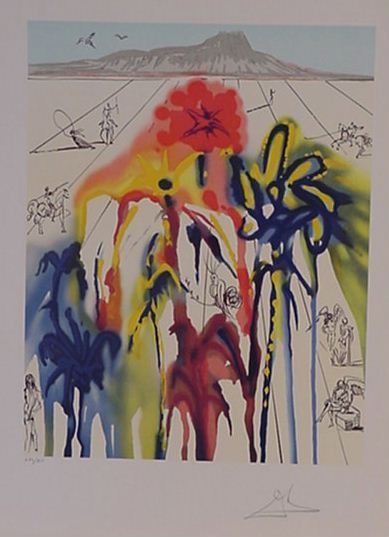 Dali Diamond Head Pencil Signed & Numbered
