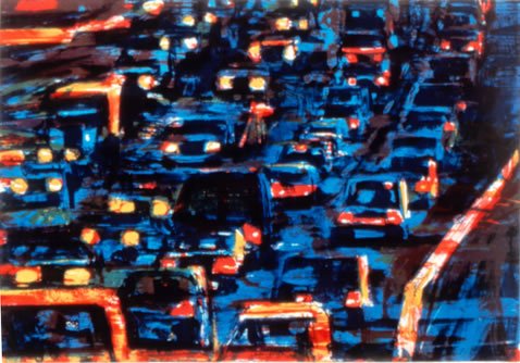 David Kapp Lithograph Pencil Signed & Numbered: ARTIST - David Kapp TITLE - Merge