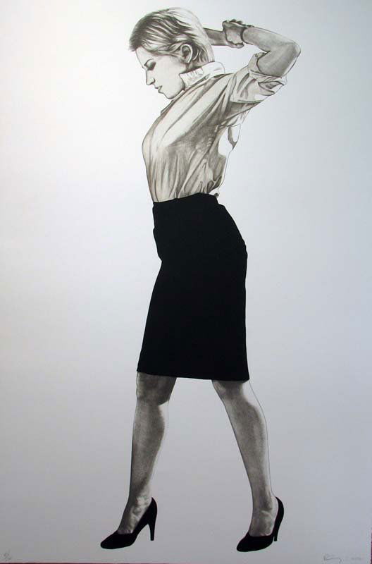 Robert Longo Pencil Signed & Numbered: ARTIST - Robert Longo TITLE - Cindy DATE -