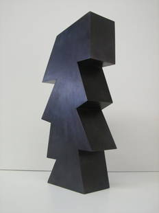 Douglas Abdell Bronze Sculpture Circa 1979: ARTIST - Douglas Abdell TITLE - Kayeau - Aekyad 