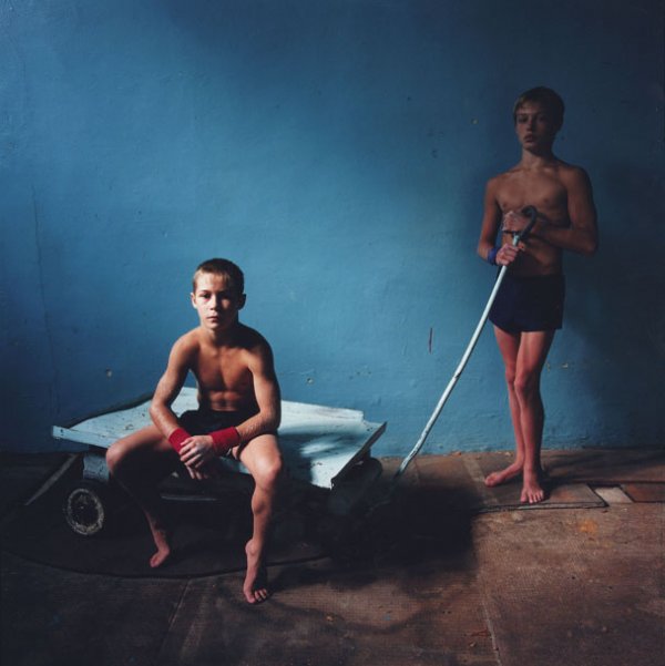 Michal Chelbin Photograph Signed and Numbered: ARTIST - Michal Chelbin TITLE - Two Athletes D