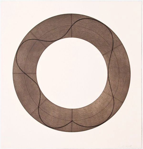 Robert Mangold Pencil Signed & Numbered Edition o: ARTIST - Robert Mangold TITLE - Ring Image B