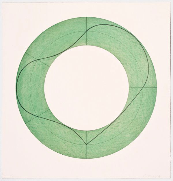 Robert Mangold Pencil Signed & Numbered Edition o: ARTIST - Robert Mangold TITLE - Ring Image C