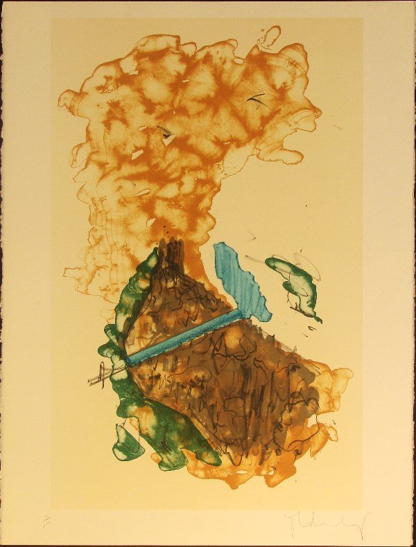 Claes Oldenburg Lithograph Pencil Signed & Number