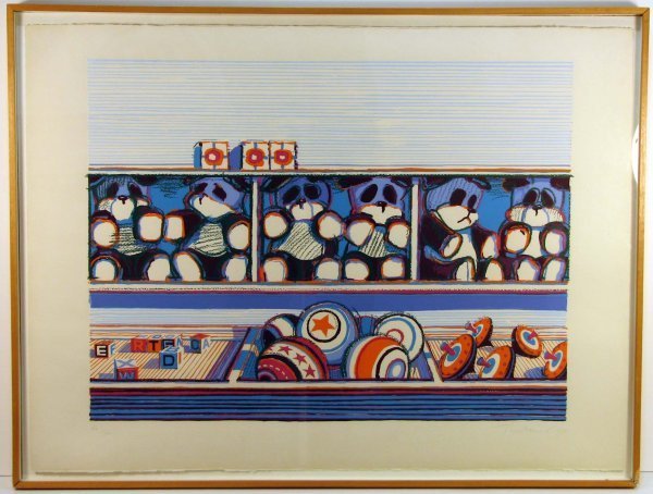 Wayne Thiebaud Screenprint Pencil Signed & Number