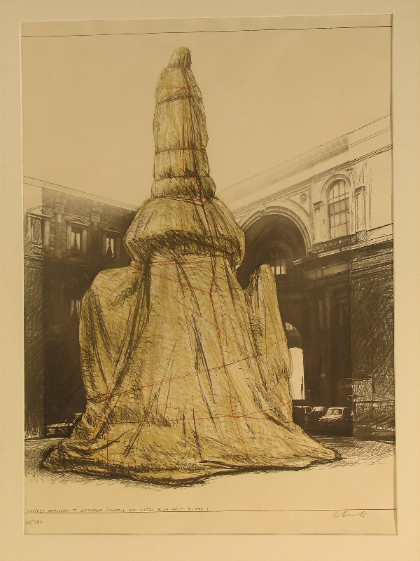 Christo Lithograph Pencil Signed & Numbered