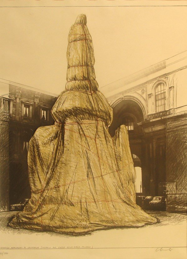 Christo Lithograph Pencil Signed & Numbered - 2