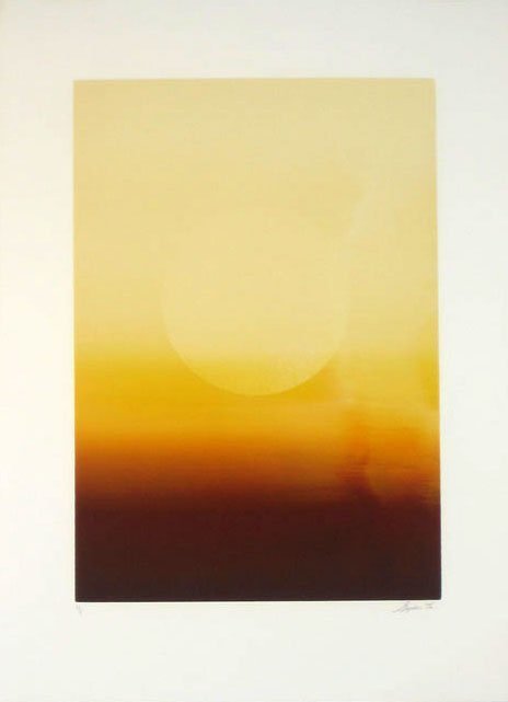 Kristen Gipson Sunrise Monoprint (Warhol Style) S