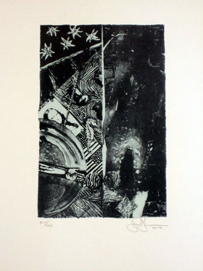Jasper Johns Lithograph Pencil Signed & Numbered