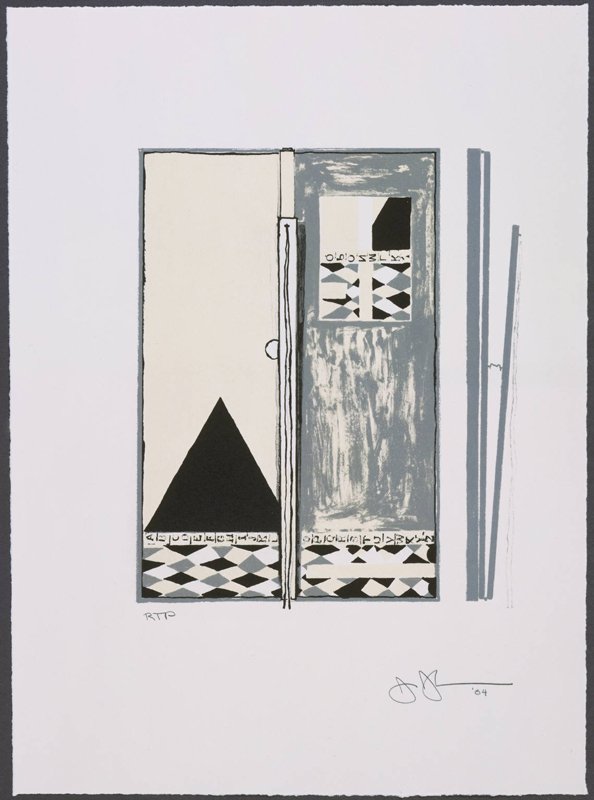 Jasper Johns Lithograph Pencil Signed & Numbered