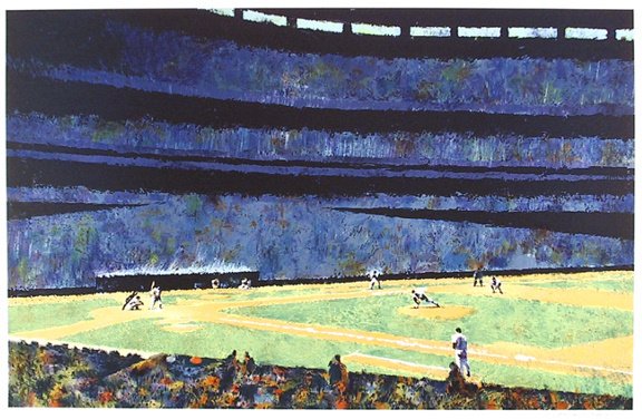 Howard Koslow Shea Baseball Stadium Signed & Numb