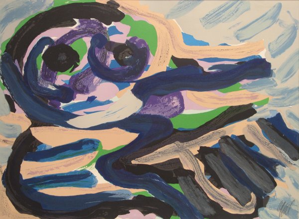Karel Appel Lithograph Pencil Signed & Numbered