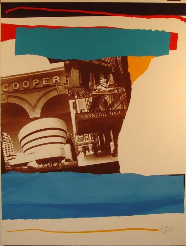 Robert Motherwell Lithograph Pencil Signed & Numb