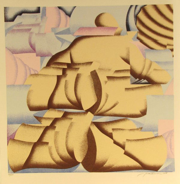 Jack Brusca Lithograph Pencil Signed & Numbered: ^t ARTIST - Jack Brusca TITLE - Untitled DATE