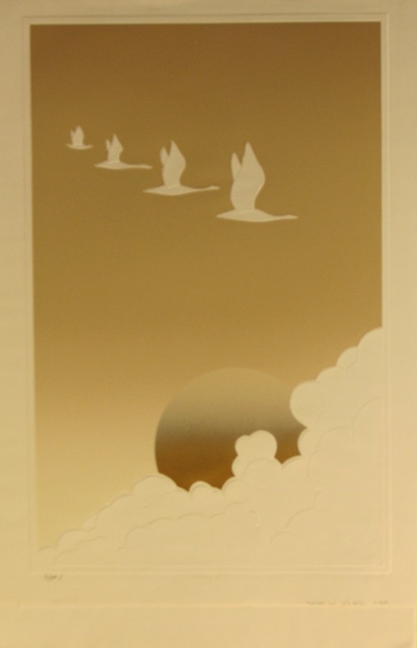 Sol Eytinger Embossed Lithograph Signed & Numbere
