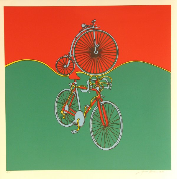 Jack Brusca Serigraph Pencil Signed & Numbered: ARTIST - Jack Brusca TITLE - Progression