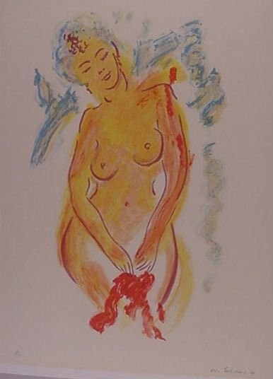 Wayne Ensrud Pencil Signed & Numbered: ARTIST - Wayne Ensrud TITLE - Nude