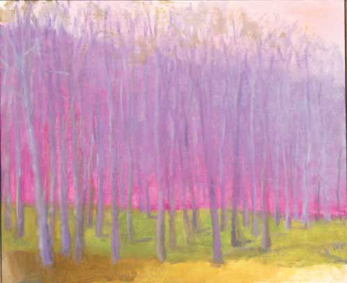 Wolf Kahn Serigraph Pencil Signed & Numbered Huge: ARTIST - Wolf Kahn TITLE - Aura