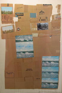 Rauschenberg Screenprint and Collage Sign/Numbe: ARTIST: Robert Rauschenberg TITLE: General Delivery