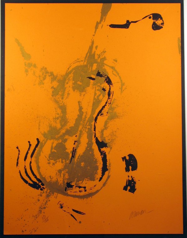 Arman Violins Lithograph Pencil Signed & Numbered: ARTIST - Arman TITLE - Violins